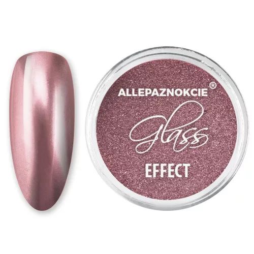 Powder Glass Effect Dark Golden Pink 03