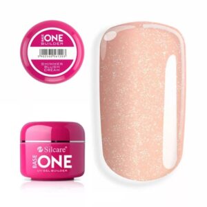 Base One Egyfázisú Építőzselé, Shimmer Blush Cream 50g