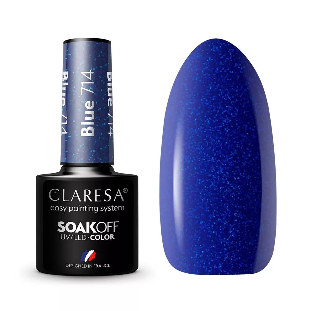 Claresa Gél lakk BLUE 714#