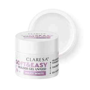 Claresa Soft&Easy Builder zselé, Milky White 45g