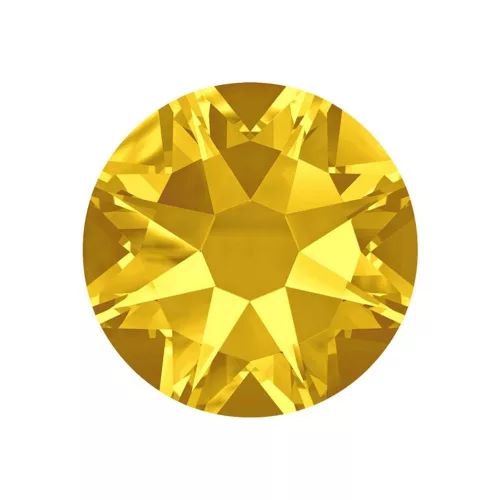 Light Topaz kristály díszítő kövek tégelyben