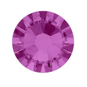 Fuchsia kristály díszítő kövek tégelyben