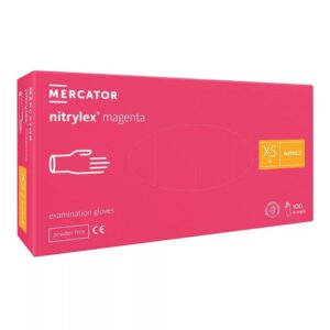 Púdermentes Nitril Kesztyű, XS