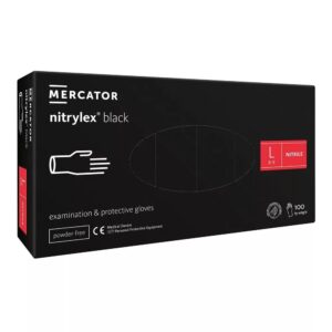 Púdermentes Nitril Kesztyű, L