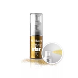 Glitter Star Spray 25g, Gold