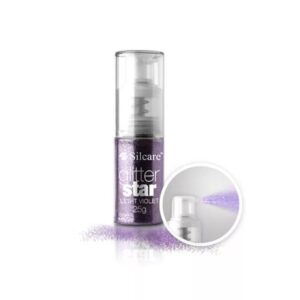 Glitter Star Spray 25g, Light Violet