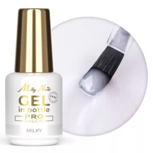 HEMA Mentes Ecsetes Építő Gél - Milky 15g