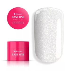 Silcare Base One Csillámos Építőzselé - Shimmer Milkshake 50g